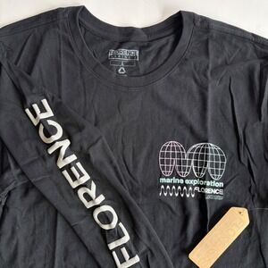 Florence Marine X Frontier Recover Long Sleeve T-Shirt Black Mens L Exploration